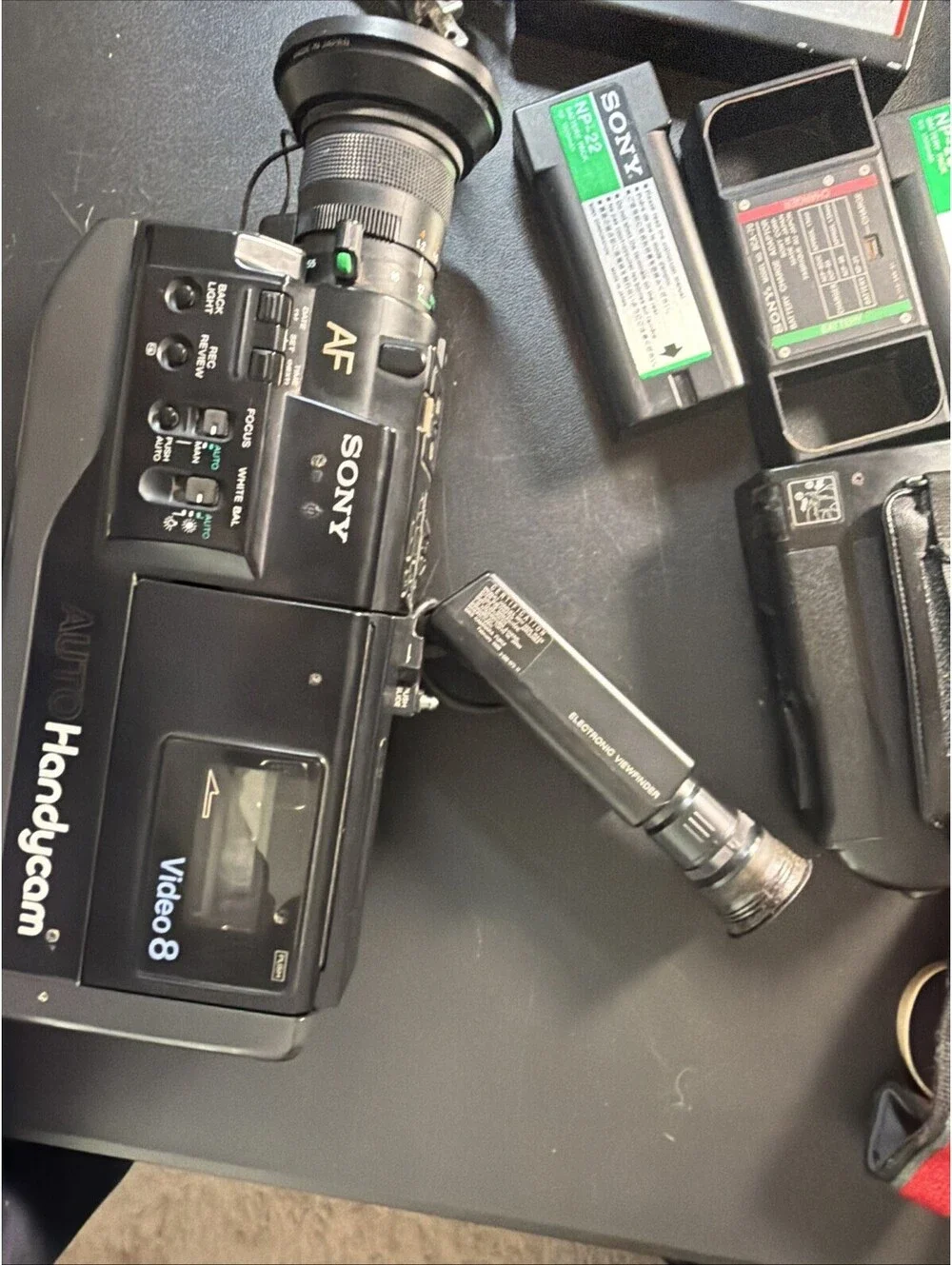 Vintage Sony CCD-V5 Video 8 Camcorder – Complete Original Kit – For Parts/Repair